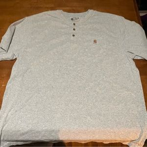 CARHARTT MEN'S
LOOSE FIT HEAVYWEIGHT SHORT SLEEVE POCKET HENLEY T-SHIRT